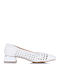 Leather White Heels
