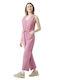 Women's Sleeveless One-piece Jumpsuit Purple