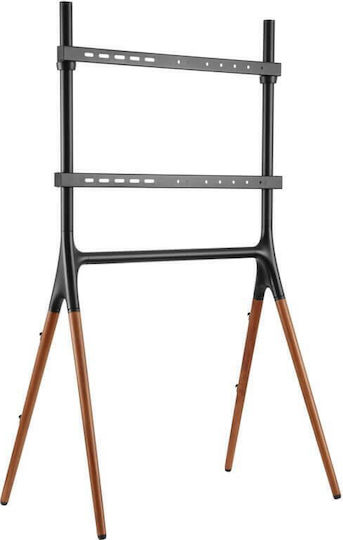 Blackmount TV-Ständer Tip Sevalet Blackmount Fs12-46f-01 Diagonal 49"-70" Max 40 kg Schwarz-Walnuss