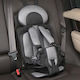 Keep Me Safe Car Seat Protector for Kids Grey-Black