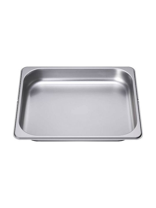 Tavă Bosch Bosch Hez36d264 11008519 Fabricată din oțel inoxidabil Neperforată Dimensiuni 32.5 X 25.7 X 4 Cm