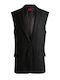 Amise Long Women's Vest Black