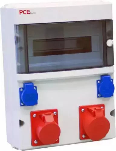 Ecoline 32a/5p 16/5 2gs Stationary Switchgear Without Protection Ip44 90eko004