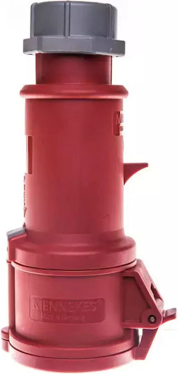 Portable Socket 5p 32a 400v Red Ip44 Protop 16a Men16a