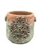 Exner Planter Concrete Green 19x19x15cm.