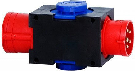 Разклонителен щепсел Parma Power 16A 5P гнезда 16A 5P 2x230V F3.0116