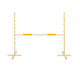 Springhindernis Hobby Horse 160 cm H-120 cm Gelbe Stange