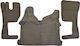 King Interior Set of Front and Rear Mats 3pcs for Volvo FH4 2013 Black