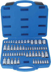 Satra Set mit 60 Torx-Schlüsseln
