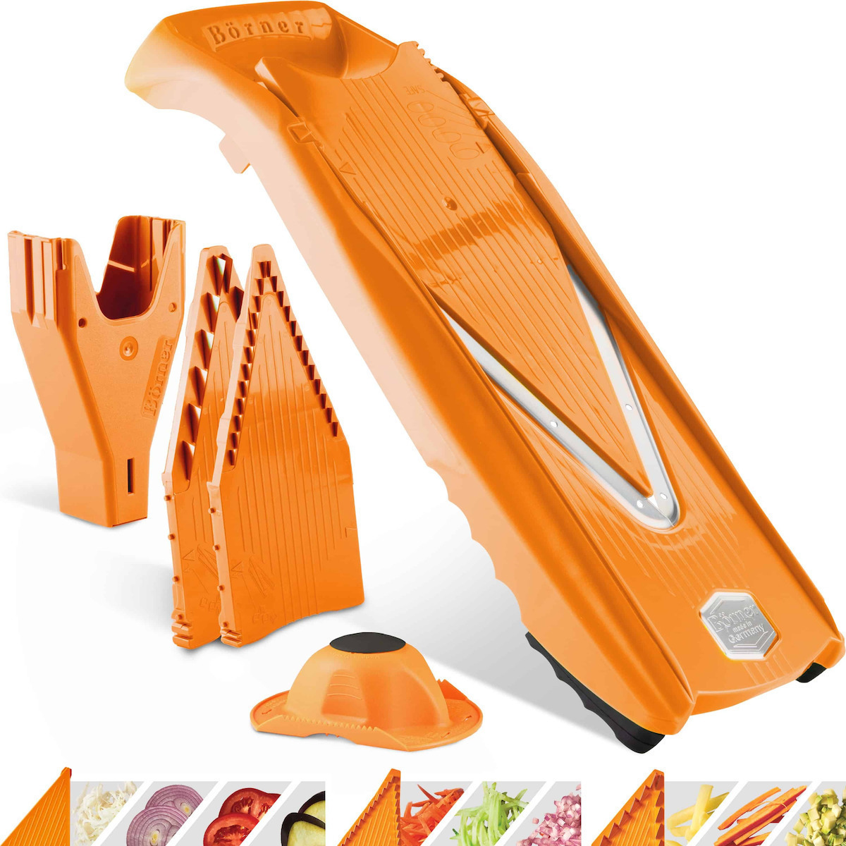 ぺぱろに Set de Slicer Borner Μαντολίνο pentru Bucătărie V5 Powerline cu 6