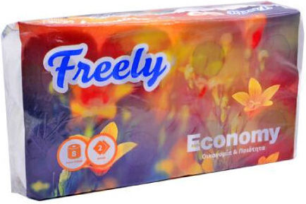 Тоалетна хартия Freely Economy 2-пластова 8x67g 56142