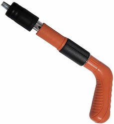 Mini Pistol Siks Manual Nail Fixing On Walls Length 30 Cm Caliber 7.3 Cm Pneumatic Accessories Safety Glasses Earplugs Included Transport Case Orange
