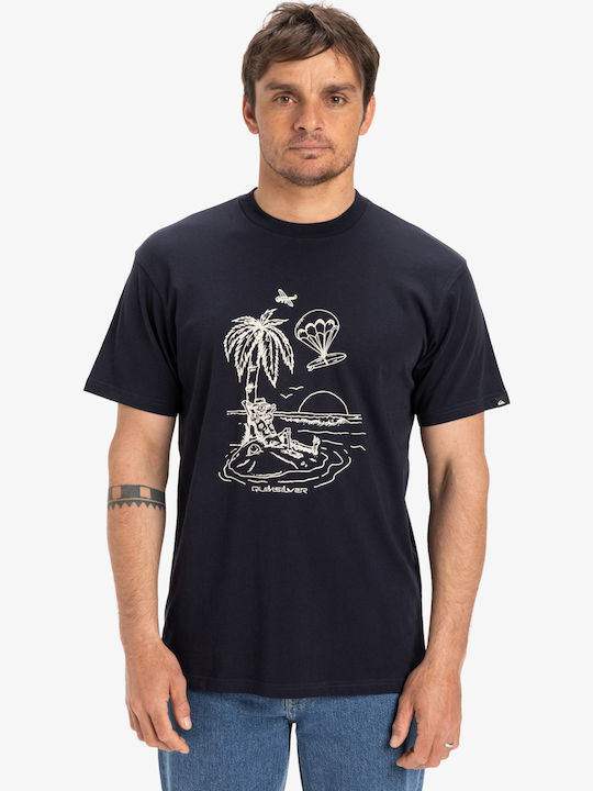 Quiksilver Everydaytuned Out Tricou Dark Navy