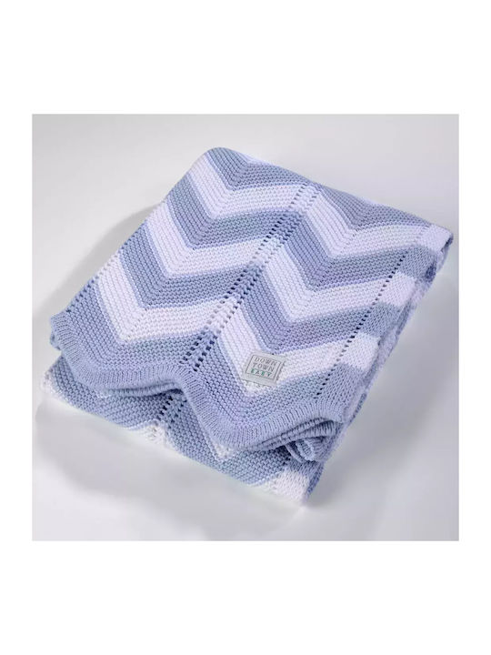 Down Town Home Blanket Nursery Swaddling Blankets Cotton Blue 75x105cm