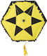 Yellow Kite with Adjustable Tail String 80cm