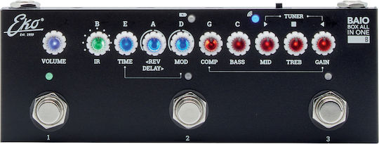 Eko Guitars Baio B Πολυεφέ Footswitch Delay / Reverb Ηλεκτρικής Κιθάρας