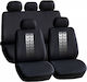 Set Huse Auto 9buc Poliester Negru