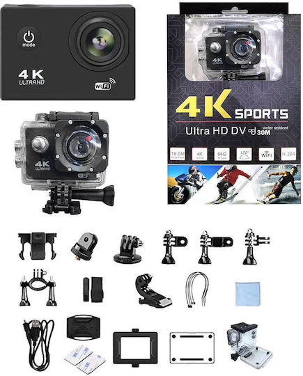 Justnote 10961 Action Camera HD (720p) with Screen Black