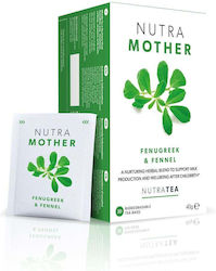 Nutra Tea Mother Fenugreek & Fennel Breastfeeding & Wellness Therapeutic Infusion 40g 20 Sachets Nutra Tea Mother Fenugreek & Fennel Breastfeeding & Wellness Therapeutic Infusion 40g 20 Sachets