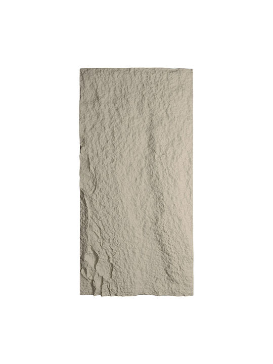 Супергриинс Изкуствена Стена Pu Камък Обсидиан Сив Слон 120x60x3 см
