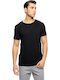 T-shirt Μαυρο