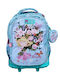 Must Team School Trolley Bag For Elementary With Water Bottle Holder Multicolour 30L 34 x 20 x 44cm