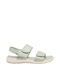 Women's Flat Sandals Flatforms in Turquoise Color