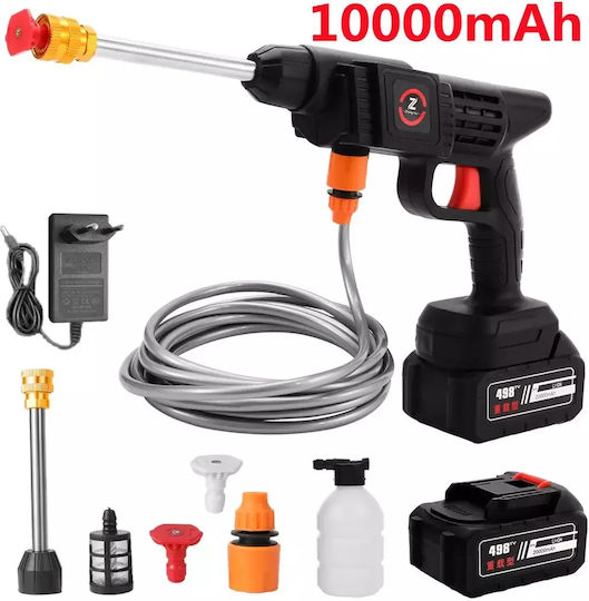 Pistol Electric cu Apă de Înaltă Presiune 50bar Presiune Maximă 21v Tensiune 10000mah 1 Baterie Electrică Eu