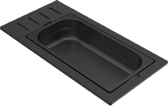 Stainless Steel Sink Bowl Sintesi Drain Black Kd011065bk Elleci