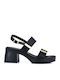 Leather Sandals Black