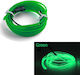 Sârmă Neon Verde Auto "el Wire" 2m Lungime, Alimentare 12v Inclusă