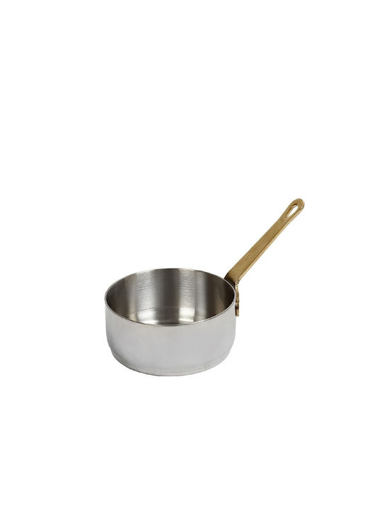 Espiel Shiny Bol de Servire pentru Sosuri Rotund Metalic Argintiu cu Diametru 7buc