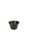 Espiel Snow Dip Serving Bowl Round Metal Black with Diameter 6.3cm