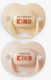 Tommee Tippee Anytime Orthodontic Pacifiers Silicone Beige / Pink for 0-6 months 2pcs