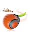 Smart Self Rolling Ball Interactive Cat Toy Rechargeable USB Cat Ball Two-Speed Setting Orange
