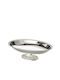 Decorative Silver Metal Bowl 25.5x16x9cm Galifas 7919137 Galifas