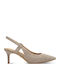 Anatomic Pointed Toe Gold Heels