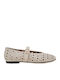 Synthetic Leather Ballerinas White