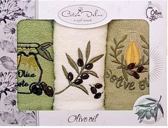 Coton Delux Prosop din 100% Bumbac 30x50cm 3buc