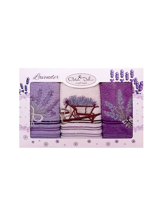 Coton Delux Prosop din 100% Bumbac 30x50cm 3buc