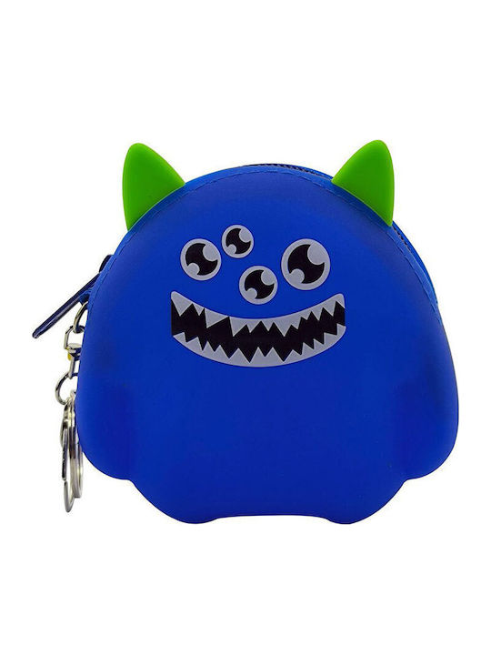 Must Team Kids Wallet with Coins with Zipper Blue