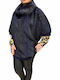 Frauen Pelz BLUE