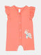 Dreams by Joyce Baby Bodysuit Short-Sleeved Coral