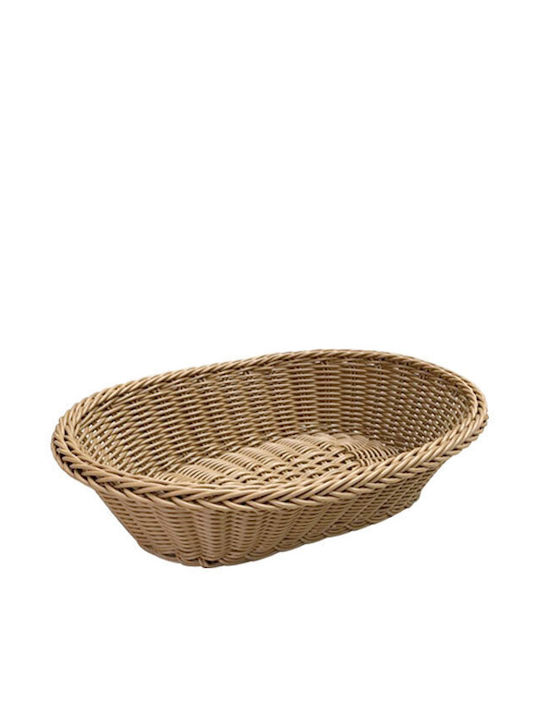 Galifas Ψωμιέρα Ψάθινη Καφέ 24x8.5x31cm
