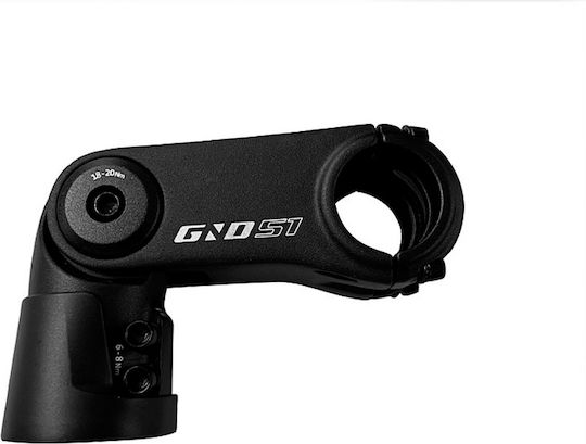 Tranzx Jd-st99a-1 Verstellbarer A-Head Fahrradvorbau 31.8/80mm Schwarz Matt