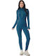 Women's Long-sleeved One-piece Suit Blue