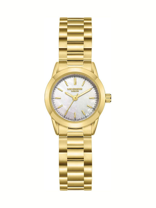 Lee Cooper Bracelet Women's Watch with Gold Met...