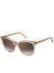 Carrera Ochelari De Soare Pentru Femei Cu Ramă Bej Din Plastic Și Lentile Gri Degrade 3043/S FWM/FQ
