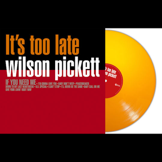 Wilson Pickett Its Too Late Orange 1 Vinyl