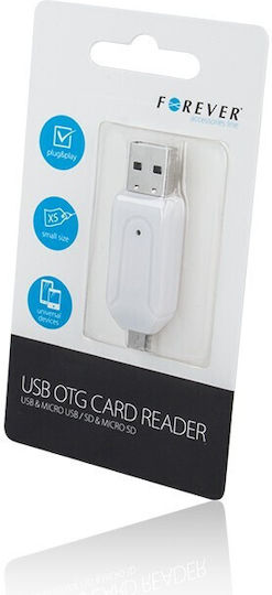 Forever Card Reader USB 2.0 για SD/microSD
